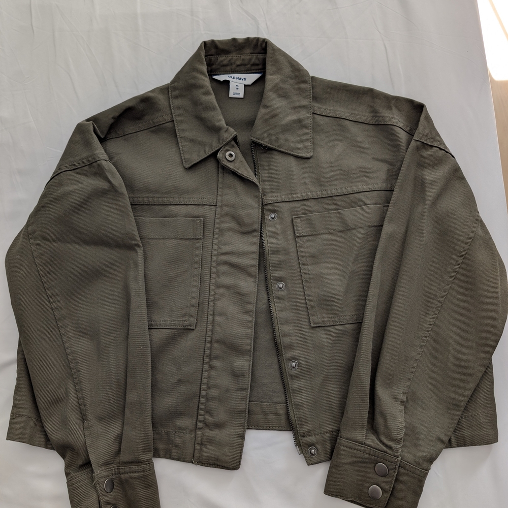 Old Navy Utility Jacket in Dark Olive